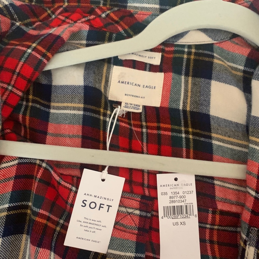 American Eagle boyfriend flannel - Picture 7 of 7